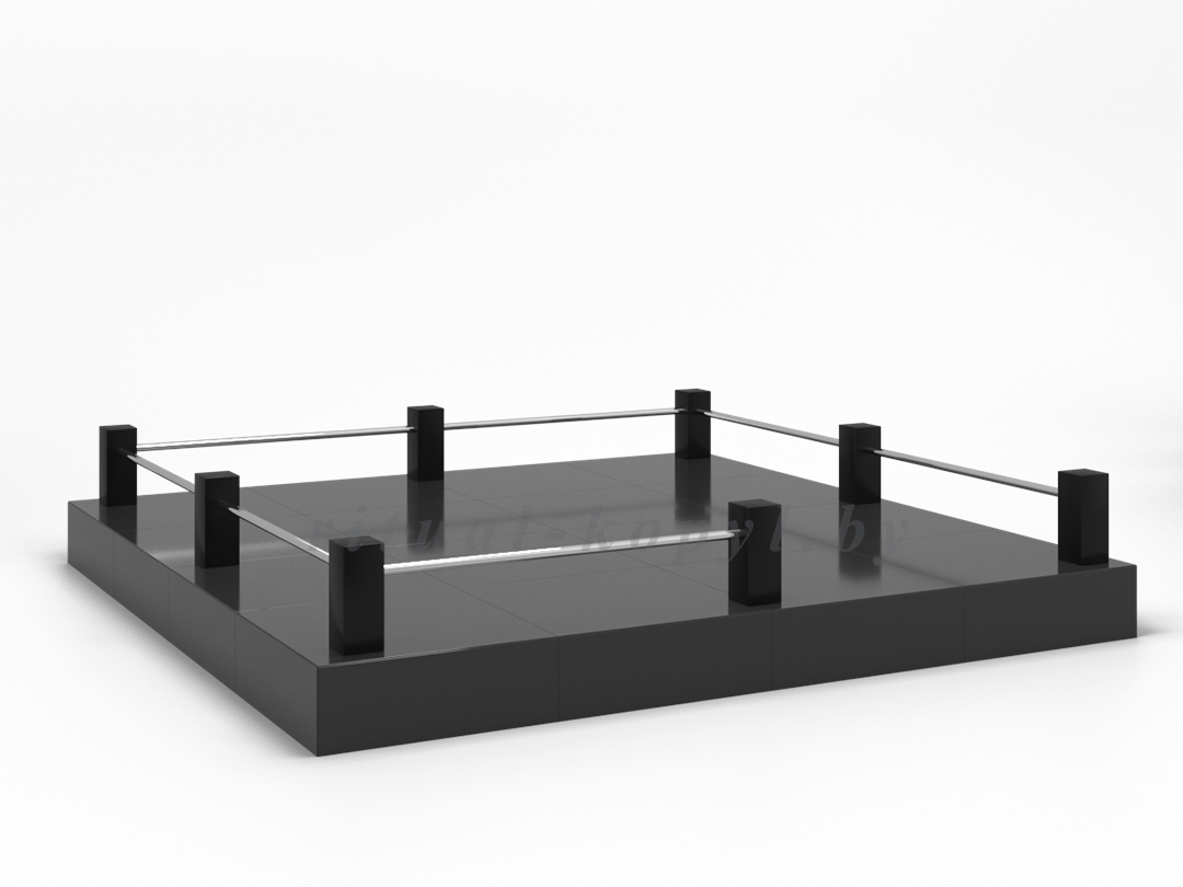 Гранитная ограда на могилу в Копыле